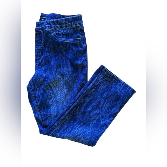 FDJ Denim - FDJ Canada Suzanne Dark Blue Straight Leg Jeans Womens Size 14 French Dressing